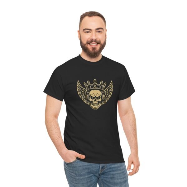 Skull with crown and wings Tee