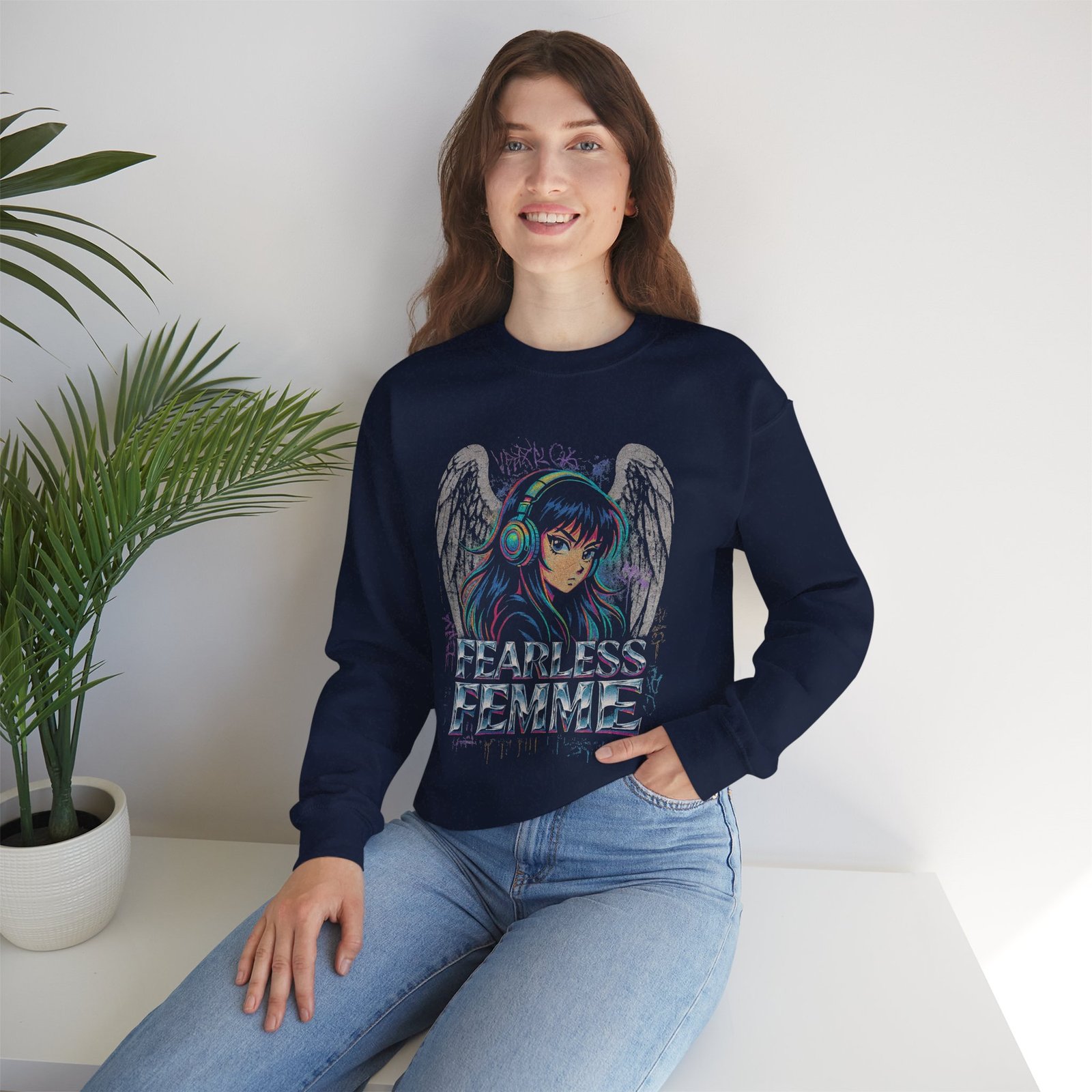 Fearless Femme Crewneck Sweatshirt - Image 6