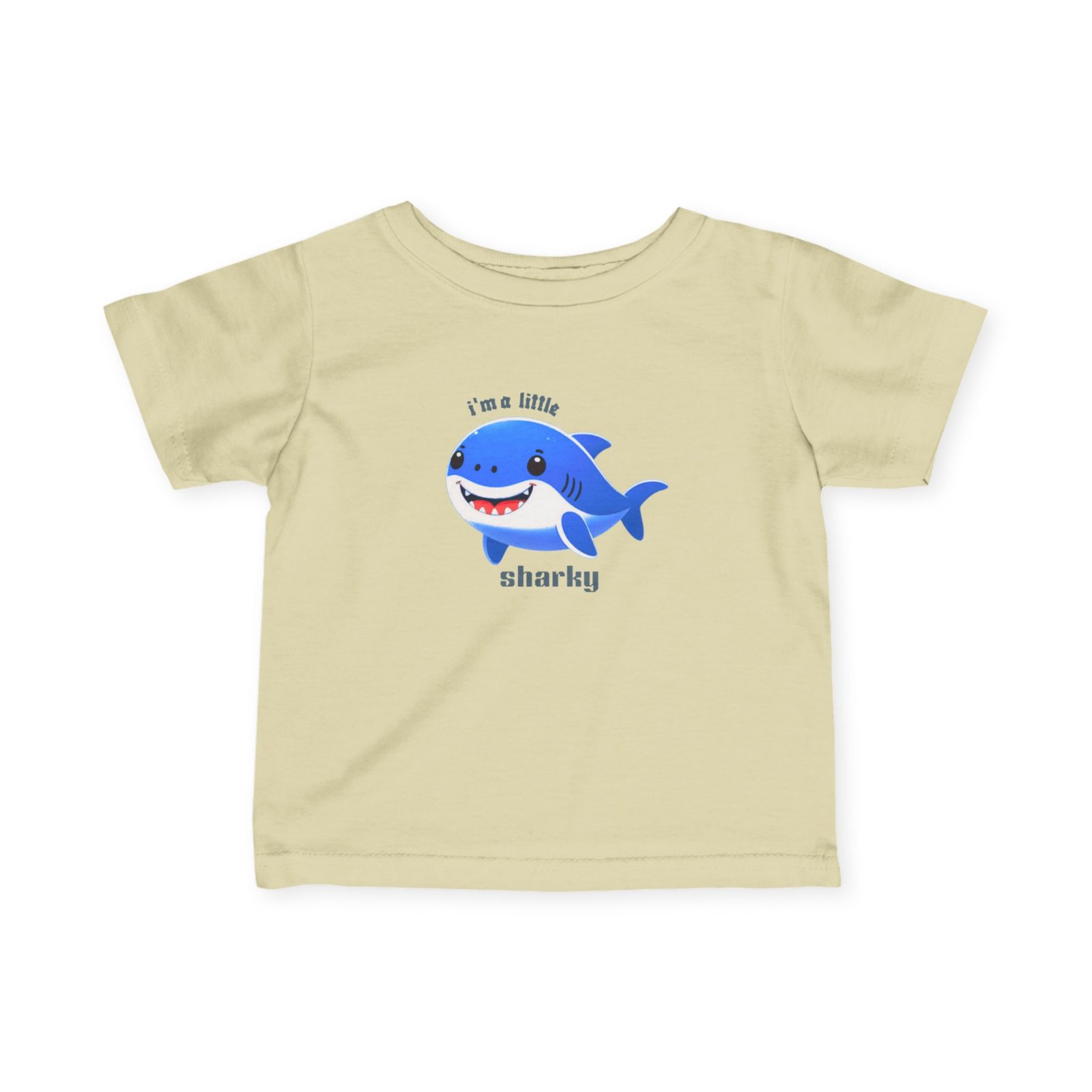 I'm a Little Sharky Infant Tee - Image 4