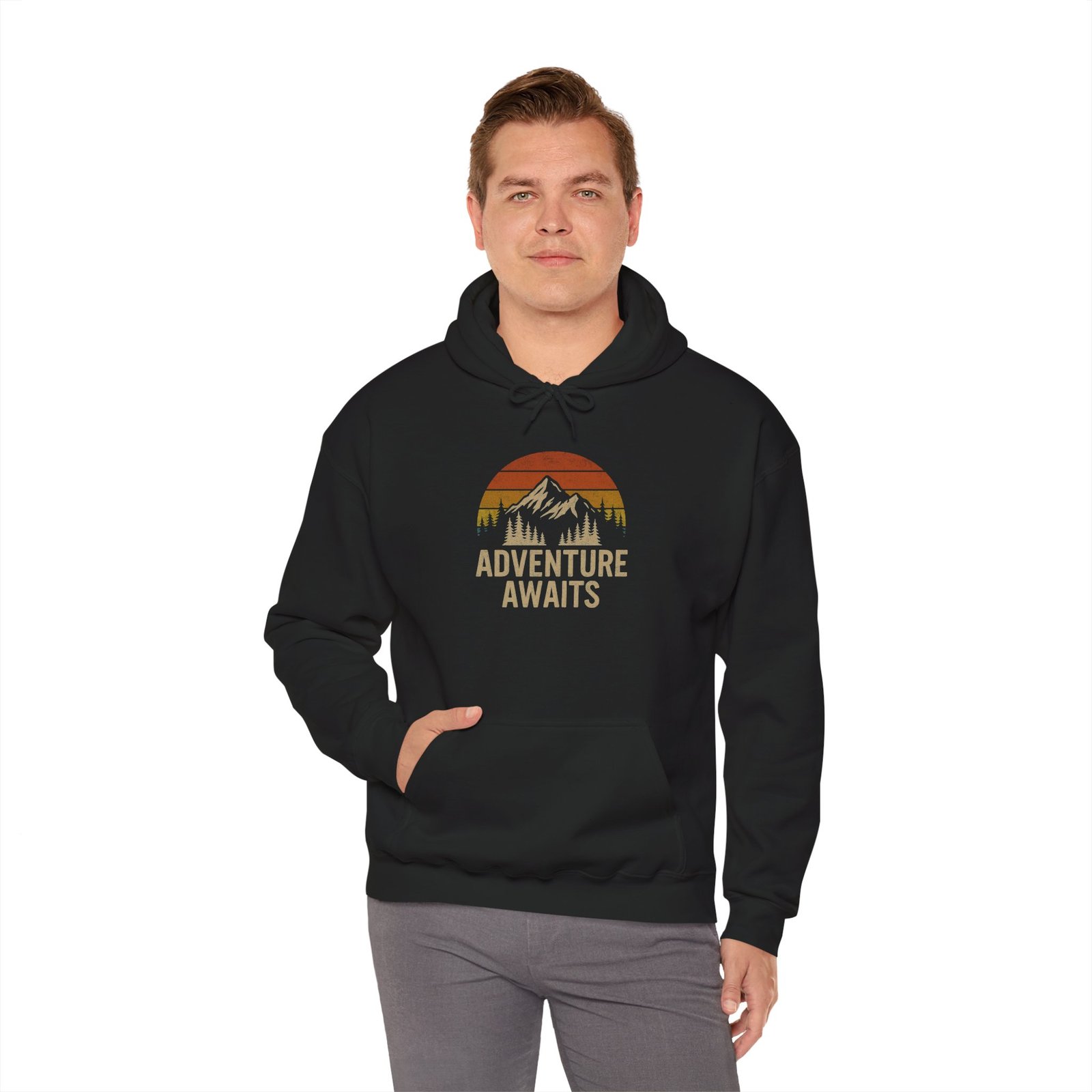 Mountain and forest Unisex Hoodie - Image 5