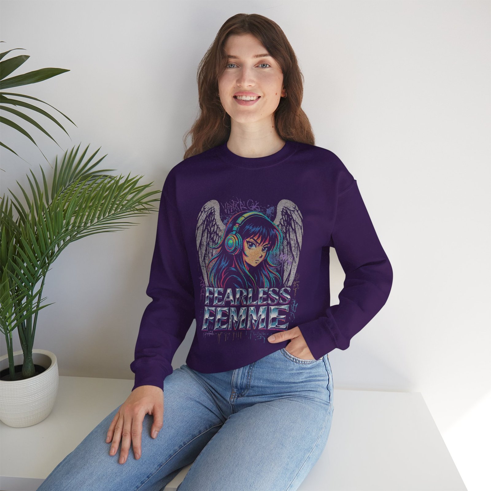 Fearless Femme Crewneck Sweatshirt - Image 8