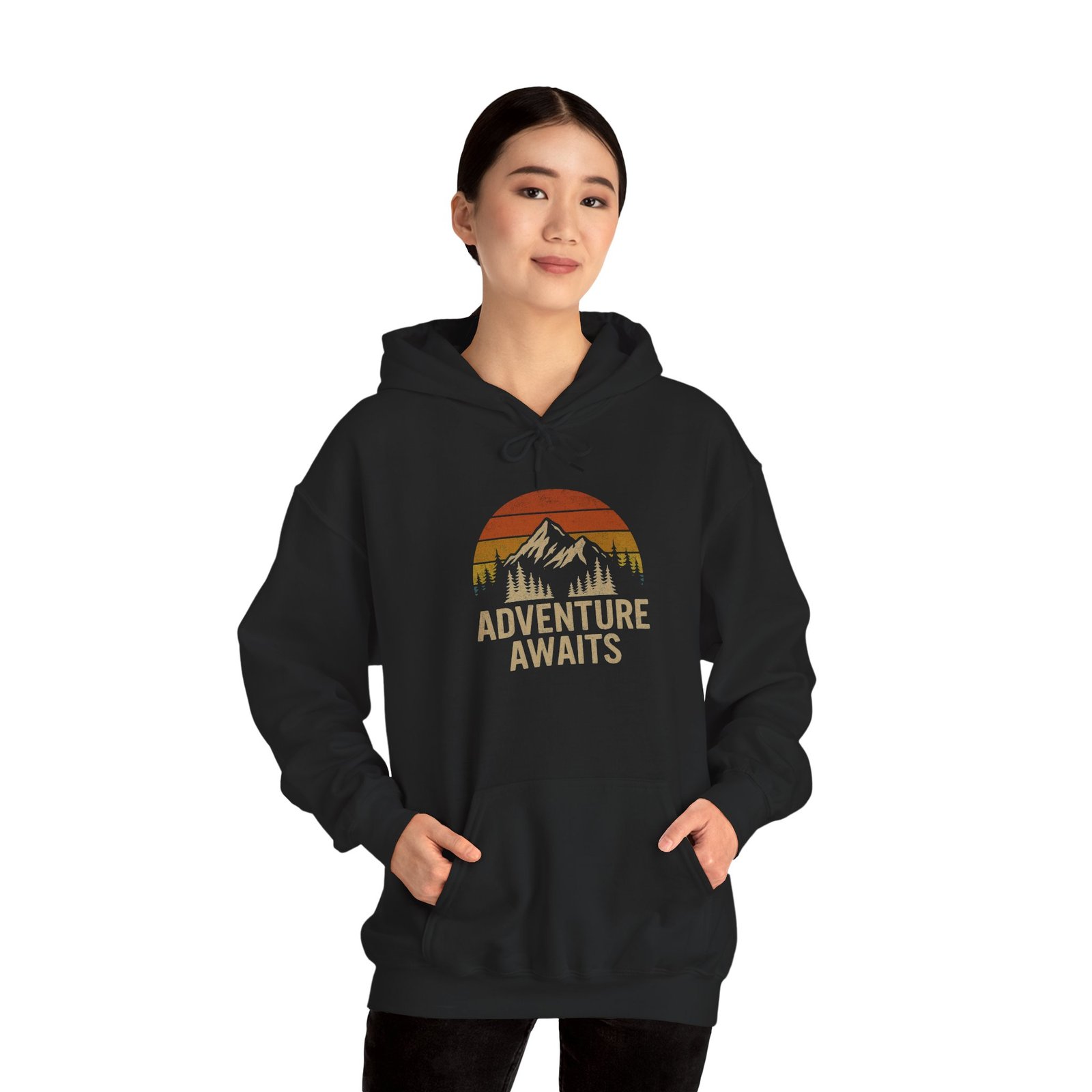Mountain and forest Unisex Hoodie - Image 4