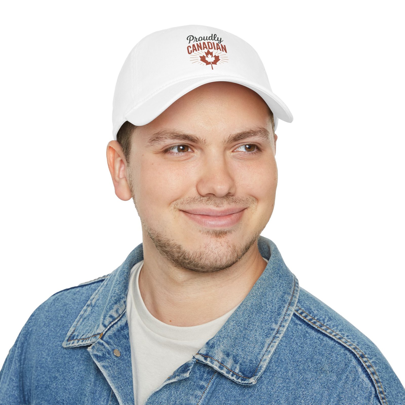 Proudly Canadian Baseball Cap - Image 2